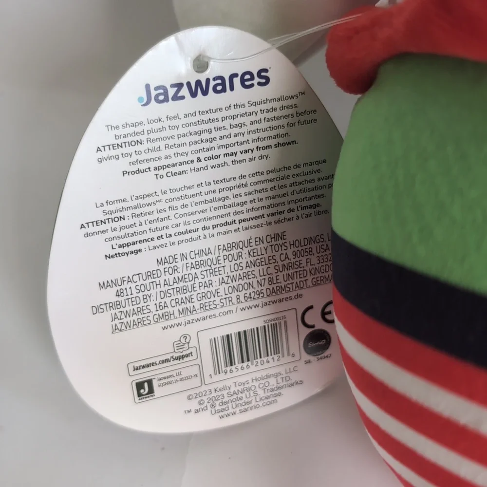 Squishmallows Christmas Elf Hello Kitty and Friends Sanrio 8